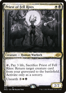 Priest of Fell Rites (Showcase) (MH2-372) [Modern Horizons 2] Foil