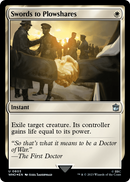 Swords to Plowshares (Surge Foil) (WHO-803) [Doctor Who] Foil