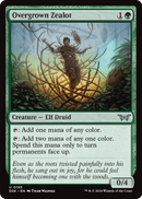 Overgrown Zealot (DSK-193) [Duskmourn: House of Horror] Foil