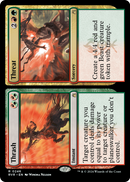 Thrash // Threat (RVR-246) [Ravnica Remastered] Foil