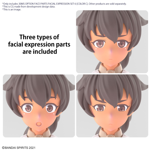 30MS Option Face Parts Expression Set 6 (Color C)