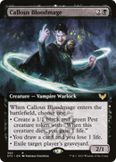 Callous Bloodmage (Extended Art) (STX-302) [Strixhaven: School of Mages] Foil