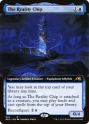 The Reality Chip (Extended Art) (NEO-449) [Kamigawa: Neon Dynasty] Foil