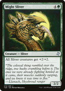 Might Sliver (TSR-218) [Time Spiral Remastered] Foil