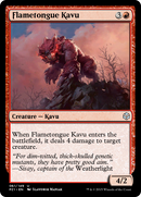 Flametongue Kavu (PZ1-061) [Legendary Cube Prize Pack] Foil