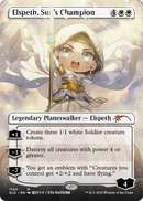 Elspeth, Sun's Champion (Borderless) (SLD-1140) (Borderless) [Secret Lair Drop] Foil