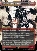 Urabrask the Hidden (Serial Numbered) (MUL-153) (Showcase) (Borderless) [Multiverse Legends] Foil