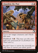 Abandon the Post (MID-127) [Innistrad: Midnight Hunt]