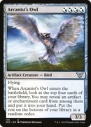 Arcanist's Owl (NEC-135) [Neon Dynasty Commander]