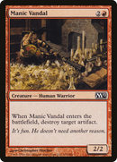 Manic Vandal (M12-151) [Magic 2012] Foil