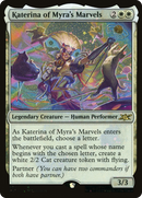 Katerina of Myra's Marvels (Galaxy Foil) (UNF-302) [Unfinity] Foil