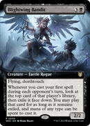 Blightwing Bandit (Extended Art) (WOC-049) [Wilds of Eldraine Commander]