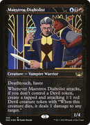 Maestros Diabolist (Gilded Foil) (SNC-383) (Showcase) [Streets of New Capenna] Foil