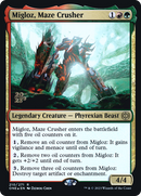Migloz, Maze Crusher (PRE-210) [Phyrexia: All Will Be One Promos] Foil