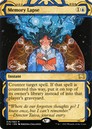 Memory Lapse (STA-016) (Showcase) (Borderless) [Strixhaven Mystical Archive] Etched Foil