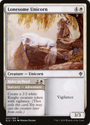 Lonesome Unicorn (ELD-021) [Throne of Eldraine] Foil