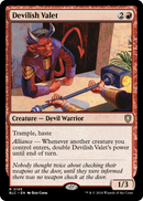 Devilish Valet (BLC-195) [Bloomburrow Commander]