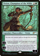 Vivien, Champion of the Wilds (Stained Glass) (SLD-519) [Secret Lair Drop] Foil
