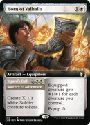 Horn of Valhalla (Extended Art) (CLB-555) [Commander Legends: Battle for Baldur's Gate]