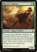 Rhonas's Stalwart (HOU-133) [Hour of Devastation] Foil