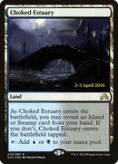Choked Estuary (PRE-270) [Shadows over Innistrad Promos] Foil