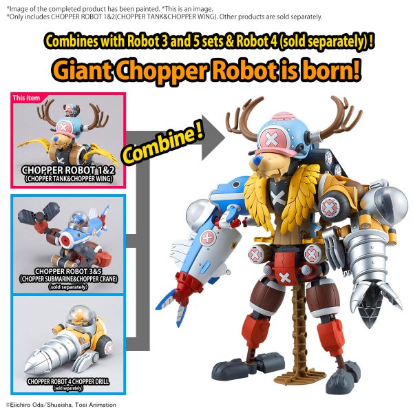 One Piece: Chopper Robot 1&2 (Tank & Wing) [Feb 2025]