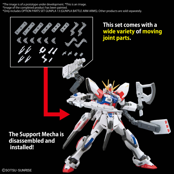 Gundam Option Parts: 13 Gunpla Battle Arm Arms [Jan 2025]