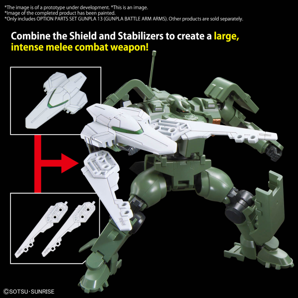 Gundam Option Parts: 13 Gunpla Battle Arm Arms [Jan 2025]