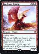 Goldspan Dragon (PRE-139) [Kaldheim Promos] Foil