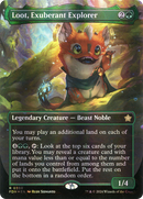 Loot, Exuberant Explorer (Borderless) (Mana Foil) (FDN-398) [Foundations] Foil