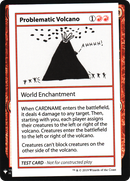 Problematic Volcano (CMB1-060) [Mystery Booster Playtest Cards 2019]
