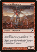 Lightning Elemental (10E-217) [Tenth Edition]