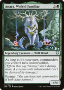 Anara, Wolvid Familiar (CMR-214) [Commander Legends] Foil