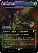 Morgul-Knife - Shadowspear (Serial Numbered) (LTC-383) (Borderless) [Tales of Middle-earth Commander] Foil