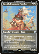 Keleth, Sunmane Familiar (Foil Etched) (CMR-550) [Commander Legends] Etched Foil