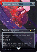 Lightning Greaves (1493) (Galaxy Foil) (SLD-1493★) (Borderless) [Secret Lair Drop] Foil