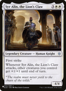 Syr Alin, the Lion's Claw (LIST-ELD-32) [The List]