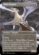 White Dragon (Borderless) (AFR-288) (Borderless) [Adventures in the Forgotten Realms] Foil