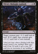 Olivia's Midnight Ambush (MID-118) [Innistrad: Midnight Hunt] Foil