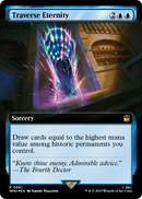 Traverse Eternity (Extended Art) (Surge Foil) (WHO-961) [Doctor Who] Foil