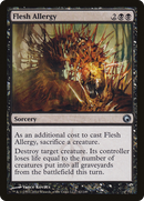 Flesh Allergy (SOM-062) [Scars of Mirrodin] Foil