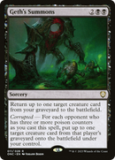 Geth's Summons (ONC-011) [Phyrexia: All Will Be One Commander]