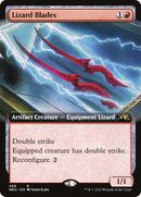 Lizard Blades (Extended Art) (NEO-468) [Kamigawa: Neon Dynasty]