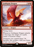 Goldspan Dragon (KHM-139) [Kaldheim] Foil