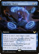 Multiple Choice (Extended Art) (STX-298) [Strixhaven: School of Mages] Foil