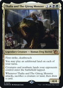 Thalia and The Gitrog Monster (PRE-255) [March of the Machine Promos] Foil