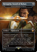 Herugrim, Sword of Rohan - Sword of Hearth and Home (LTC-354) (Borderless) [Tales of Middle-earth Commander]
