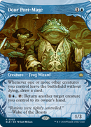 Dour Port-Mage (Showcase) (BLB-303) (Borderless) [Bloomburrow] Foil