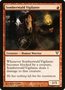 Somberwald Vigilante (AVR-156) [Avacyn Restored] Foil