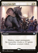 Generous Gift (Extended Art) (CMR-620) [Commander Legends]